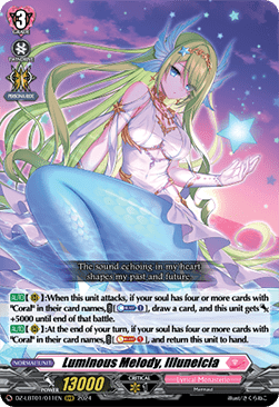 Luminous Melody, Illuneicia [D-Format] (V.1 - Triple Rare) - Lyrical Monasterio: Sparkling Stars!