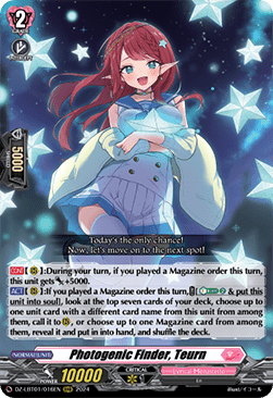 Photogenic Finder, Teurn [D-Format] (V.1 - Triple Rare) - Lyrical Monasterio: Sparkling Stars!