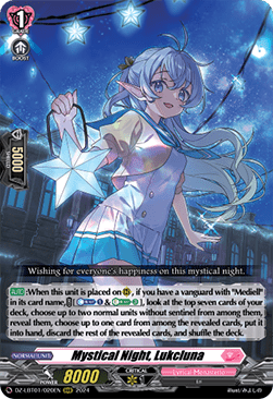 Mystical Night, Lukcluna [D-Format] (V.1 - Triple Rare) - Lyrical Monasterio: Sparkling Stars!