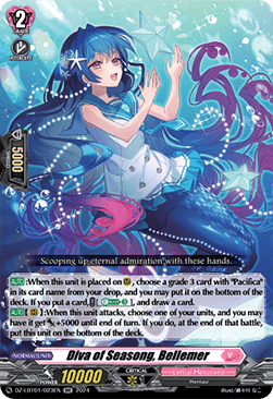 Diva of Seasong, Bellemer [D-Format] (V.1 - Double Rare) - Lyrical Monasterio: Sparkling Stars!