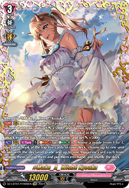 #Make_A_Wish!! Kyouka [D-Format] (V.2 - Double Frame Rare) - Lyrical Monasterio: Sparkling Stars!