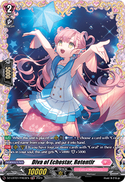 Diva of Echostar, Retentir [D-Format] (V.2 - Frame Rare) - Lyrical Monasterio: Sparkling Stars!