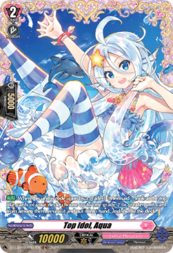 Top Idol, Aqua [D-Format] (V.2 - Frame Rare) - Lyrical Monasterio: Sparkling Stars!