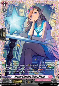 Warm Shining Light, Plezjr [D-Format] (V.2 - Frame Rare) - Lyrical Monasterio: Sparkling Stars!