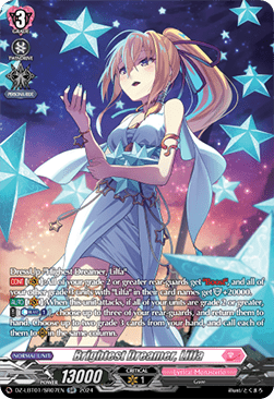 Brightest Dreamer, Lilfa [D-Format] (V.4 - Silver Rare) - Lyrical Monasterio: Sparkling Stars!