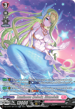 Luminous Melody, Illuneicia [D-Format] (V.3 - Silver Rare) - Lyrical Monasterio: Sparkling Stars!
