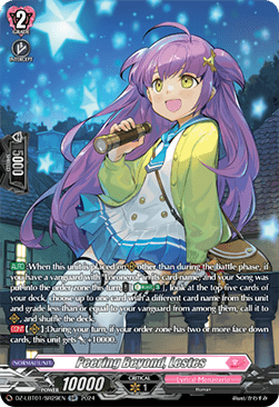 Peering Beyond, Lestes [D-Format] (V.3 - Silver Rare) - Lyrical Monasterio: Sparkling Stars!