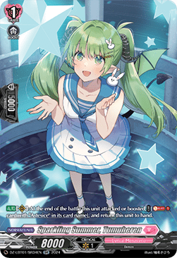 Sparkling Summer, Tumuheren [D-Format] (V.3 - Silver Rare) - Lyrical Monasterio: Sparkling Stars!