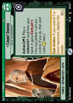 Count Dooku, Face of the Confederacy - Twilight of the Republic