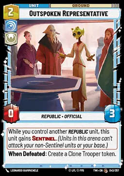 Outspoken Representative - Twilight of the Republic