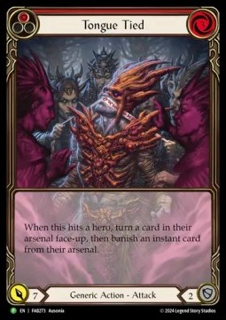 Tongue Tied (Extended Art Rainbow Foil) - FAB Promos
