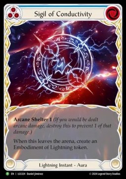 Sigil of Conductivity (Extended Art Rainbow Foil) - LGS Promos