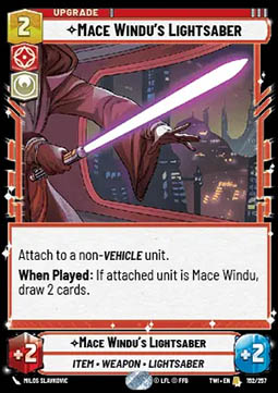 Mace Windu's Lightsaber - Twilight of the Republic