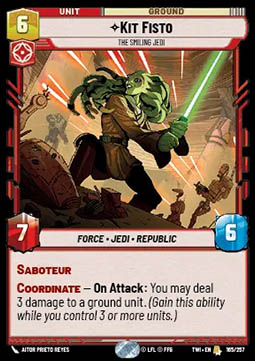 Kit Fisto, The Smiling Jedi - Twilight of the Republic