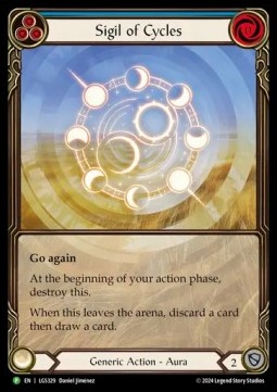 Sigil of Cycles (Extended Art Rainbow Foil) - LGS Promos