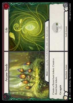 Arcane Seeds // Life (Cold Foil) - LGS Promos