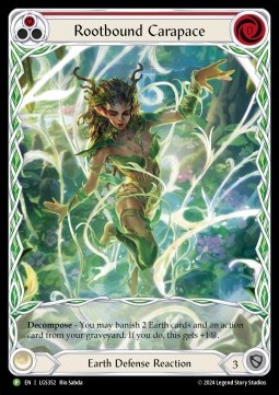 Rootbound Carapace (Red) (Extended Art Rainbow Foil) - LGS Promos
