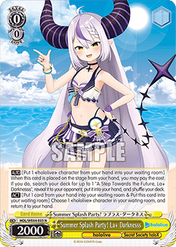 Summer Splash Party! La+ Darknesss (V.1 - Common) - hololive production Summer Collection Premium Booster