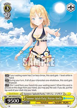 Summer Splash Party! Watson Amelia (V.1 - Common) - hololive production Summer Collection Premium Booster