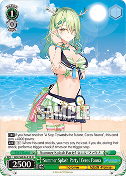 Summer Splash Party! Ceres Fauna (V.1 - Common) - hololive production Summer Collection Premium Booster
