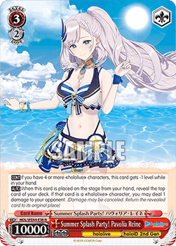 Summer Splash Party! Pavolia Reine (V.1 - Common) - hololive production Summer Collection Premium Booster
