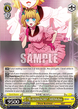 "B-KOMACHI" MEMcho (V.1 - Double Rare) - OSHI NO KO