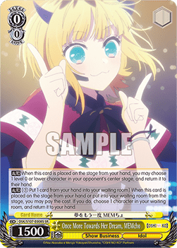 Once More Towards Her Dream, MEMcho (V.2 - Super Rare) - OSHI NO KO