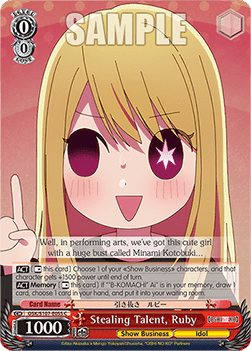 Stealing Talent, Ruby (V.1 - Common) - OSHI NO KO