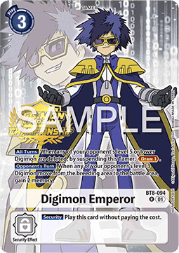 Digimon Emperor (BT8-094) - Championship 2024 Promos