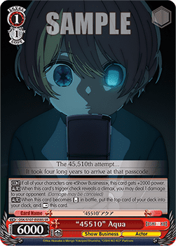 "45510" Aqua (V.2 - Super Rare) - OSHI NO KO