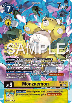 Monzaemon (RB1-018) - Championship 2024 Promos
