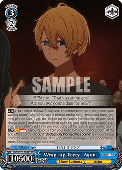 Wrap-up Party, Aqua (V.2 - Super Rare) - OSHI NO KO