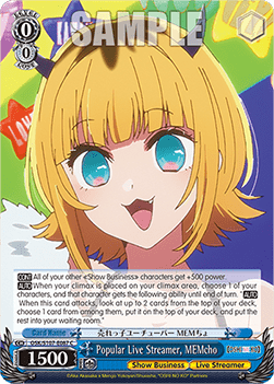 Popular Live Streamer, MEMcho (V.1 - Common) - OSHI NO KO
