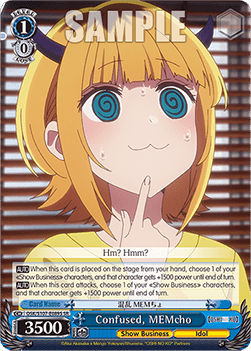 Confused, MEMcho (V.2 - Super Rare) - OSHI NO KO