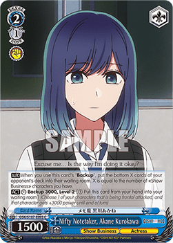 Nifty Notetaker, Akane Kurokawa (V.1 - Common) - OSHI NO KO