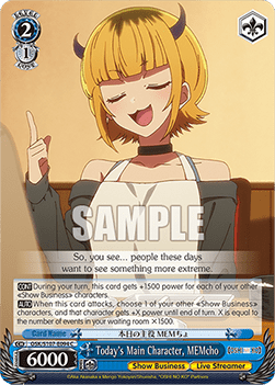 Today's Main Character, MEMcho (V.1 - Common) - OSHI NO KO