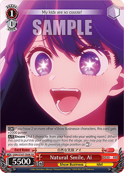 Natural Smile, Ai (V.1 - Trial Deck) - OSHI NO KO