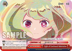 Light of Continued Admiration (V.1 - Trial Deck) - OSHI NO KO