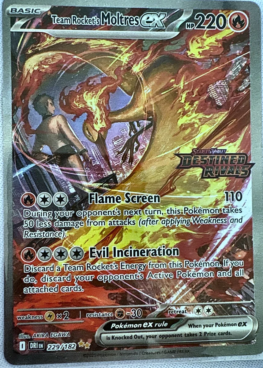 Moltres ex del Team Rocket