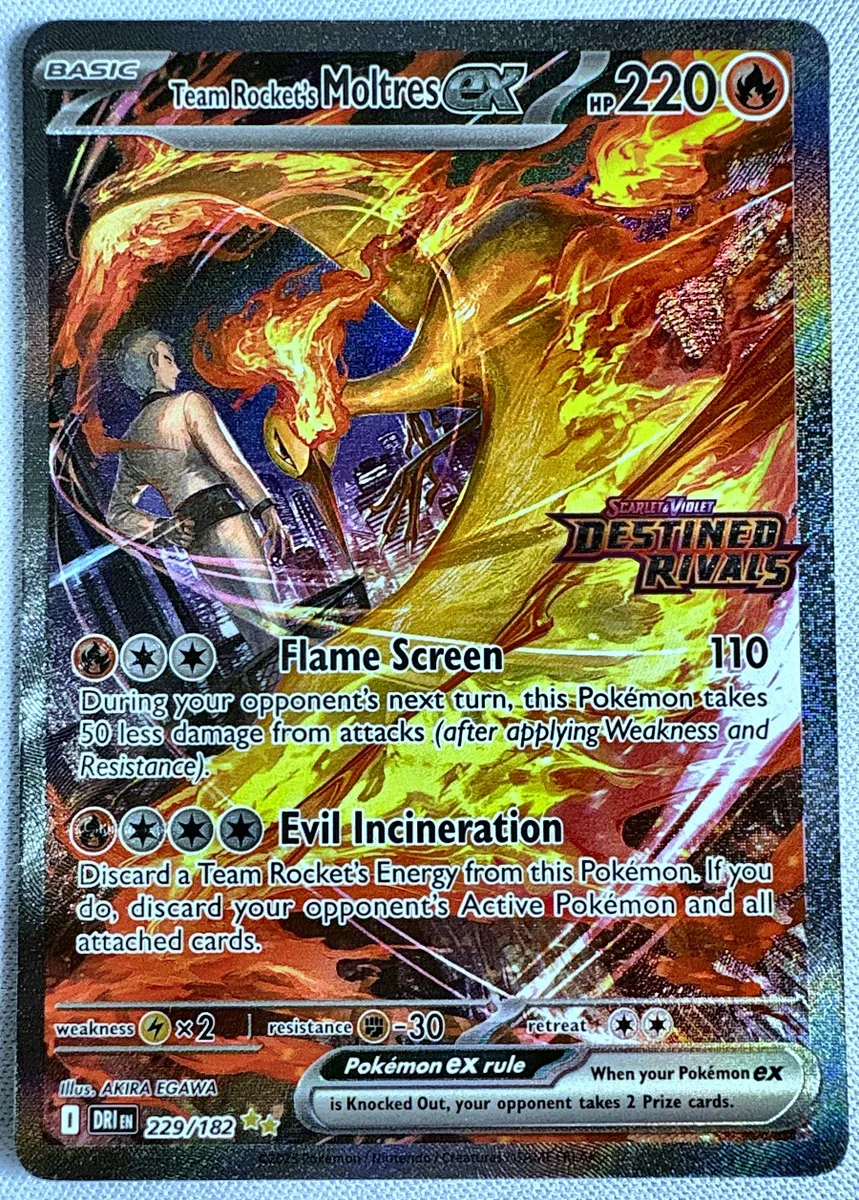 Moltres ex del Team Rocket