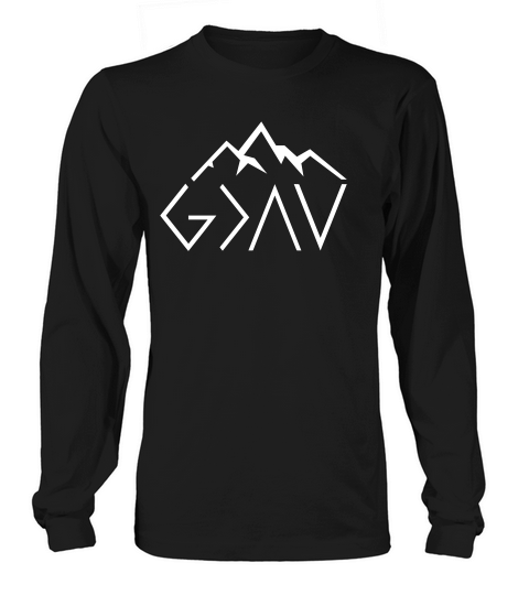 God Is Greater Than The Highs And Lows Christian Tees Long sleeved Unisex