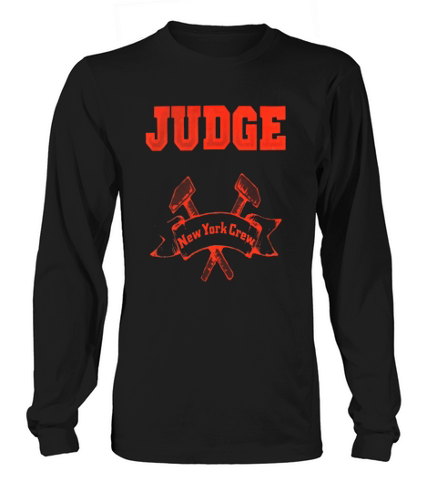 judge new york crew Long sleeved Unisex