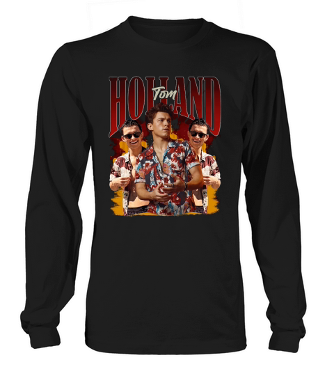 Spiderman Movie Tom Holland Peter Parker Vintage Unisex T-Shirt Long sleeved Unisex