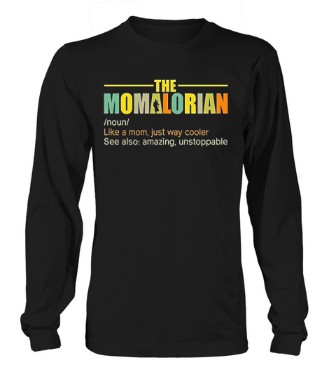 Vintage Momalorian Definition Long sleeved Unisex
