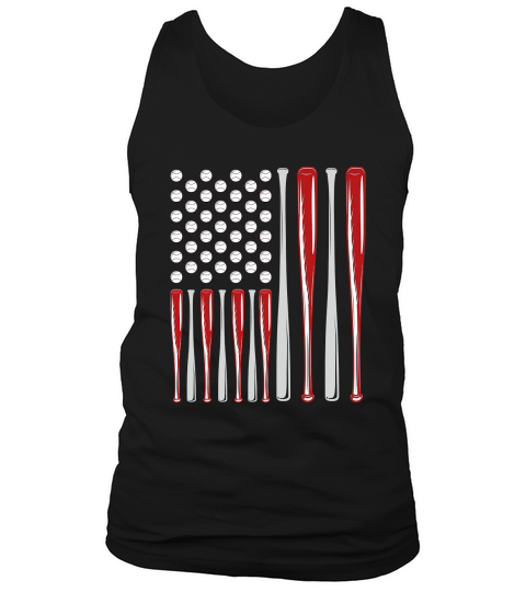 American Baseball Flag Vintage Tank Top Unisex