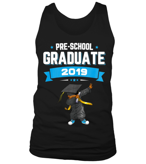 Kids Preschool Graduate 2019 Dabbing Grad Pre K Gift Boys T-shirt Tank Top Unisex
