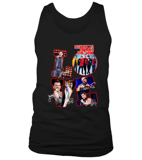 Love New Kids On The Block All Signature Tank Top Unisex
