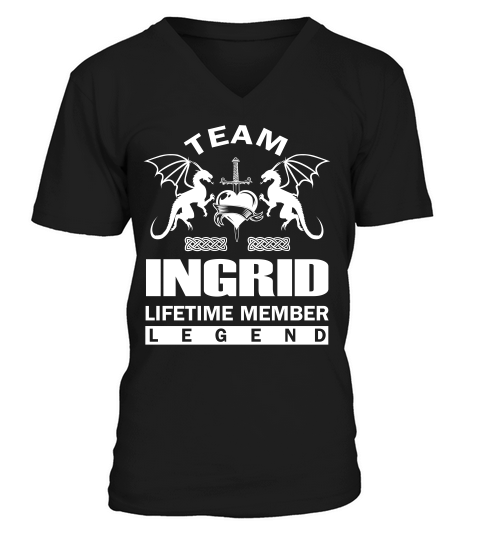 Funny Teamingrid Lifetime Member Legend V-Neck T-shirt