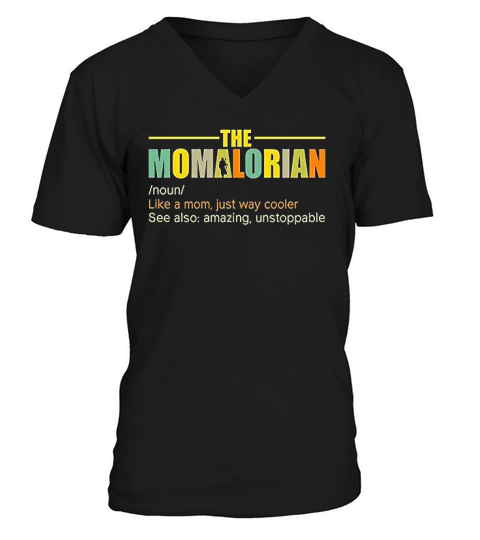 Vintage Momalorian Definition V-Neck T-shirt