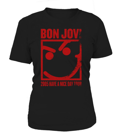 Bon Jovi 2005 Have A Nice Day Tour T-Shirt Women's T-Shirt